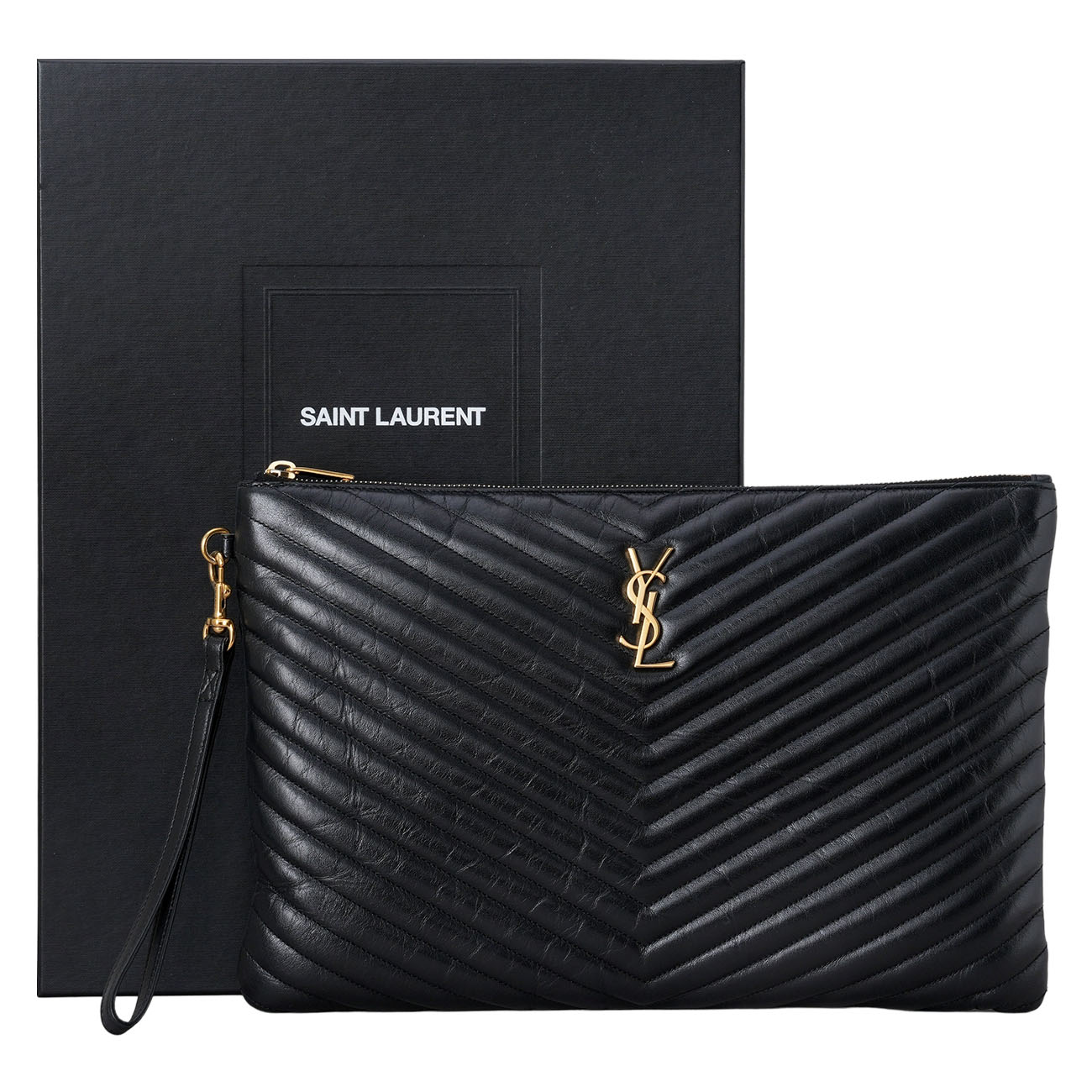 YVES SAINT LAURENT(USED)생로랑 440222 모노그램 클러치